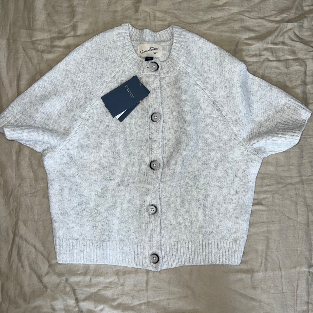 Universal Thread Button-Down Cardigan - Grey XS N… - image 2